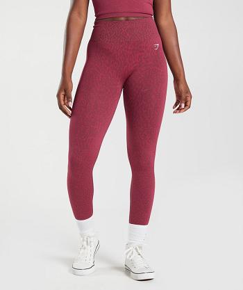 Leggins Gymshark Adapt Animal Seamless Mujer Rosas Marrones | CO 2885HAP